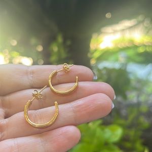 Ottoman Hands Hoop Earrings
